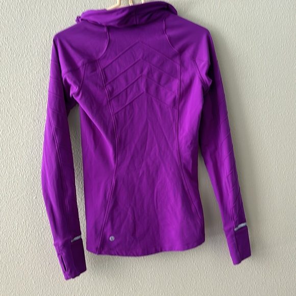 Lululemon Face The Frost 1/2 Zip in Tender Violet Size 4 - Picture 6 of 7